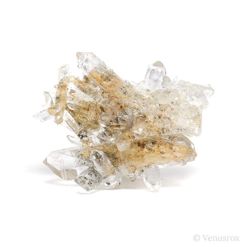 Chlorite Phantom Quartz Natural Cluster from Corinto, Minas Gerais, Brazil | Venusrox