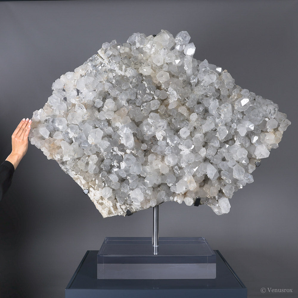 QUARTZ (CLEAR) NATURAL CLUSTER - NATURAL CRYSTALS