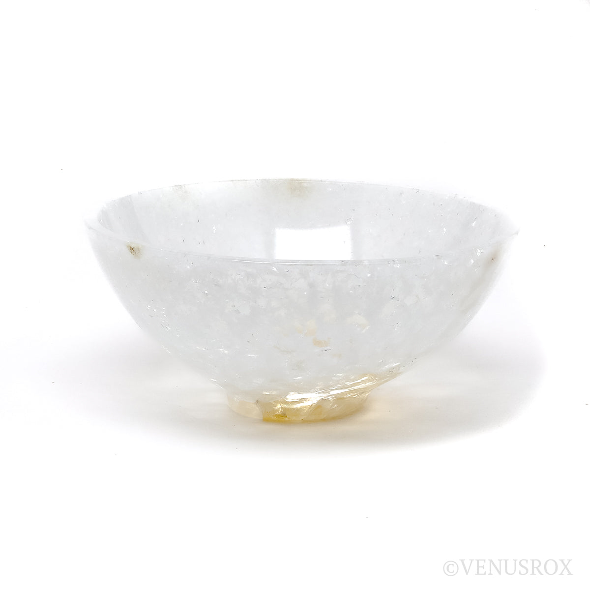 Clear Quartz with Calcite Polished Bowl from India | Venusrox