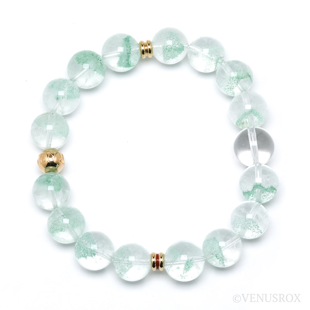 Fuchsite Phantom Quartz Bracelet from Madagascar | Venusrox