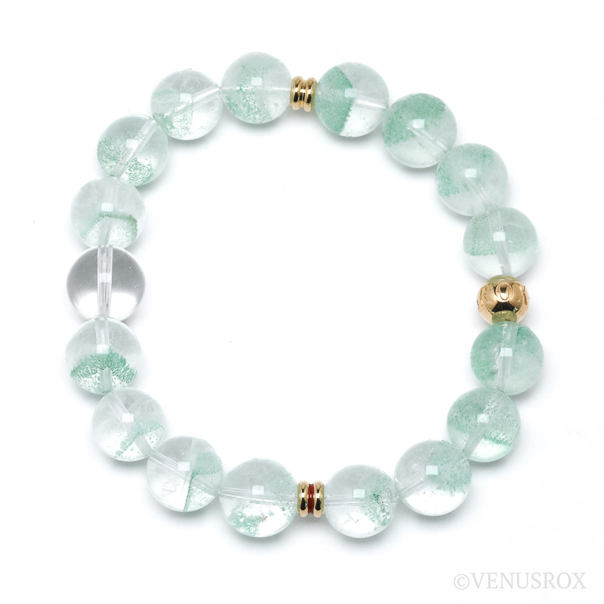 Fuchsite Phantom Quartz Bracelet from Madagascar | Venusrox
