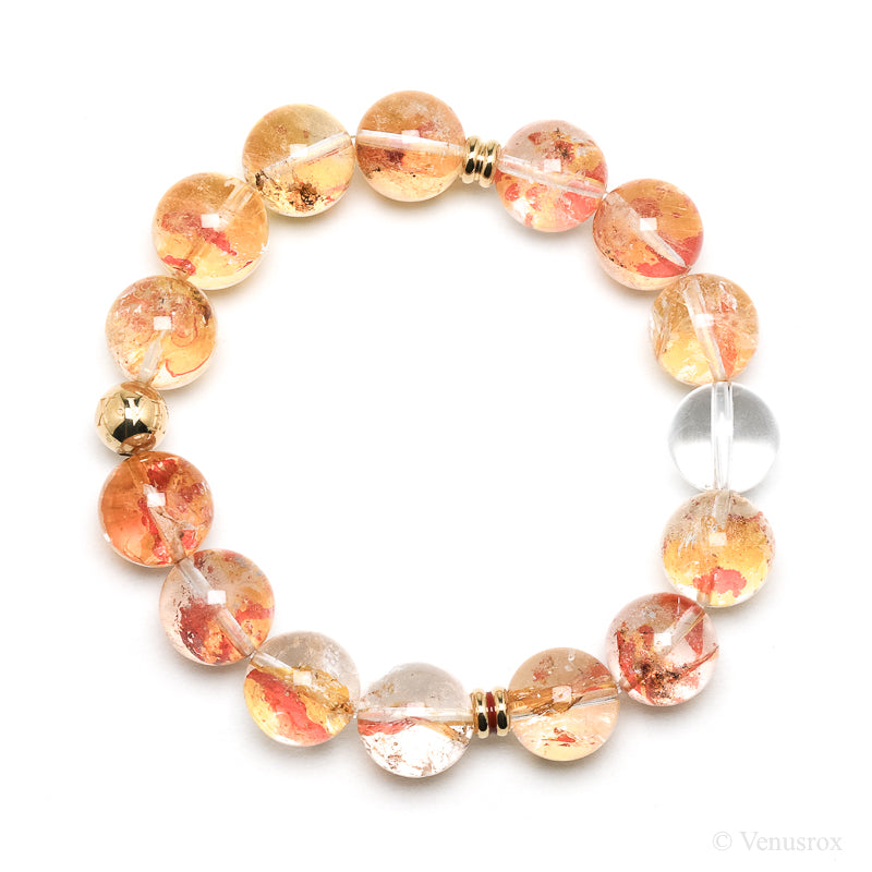 Golden Quartz Bracelet from Brazil | Venusrox