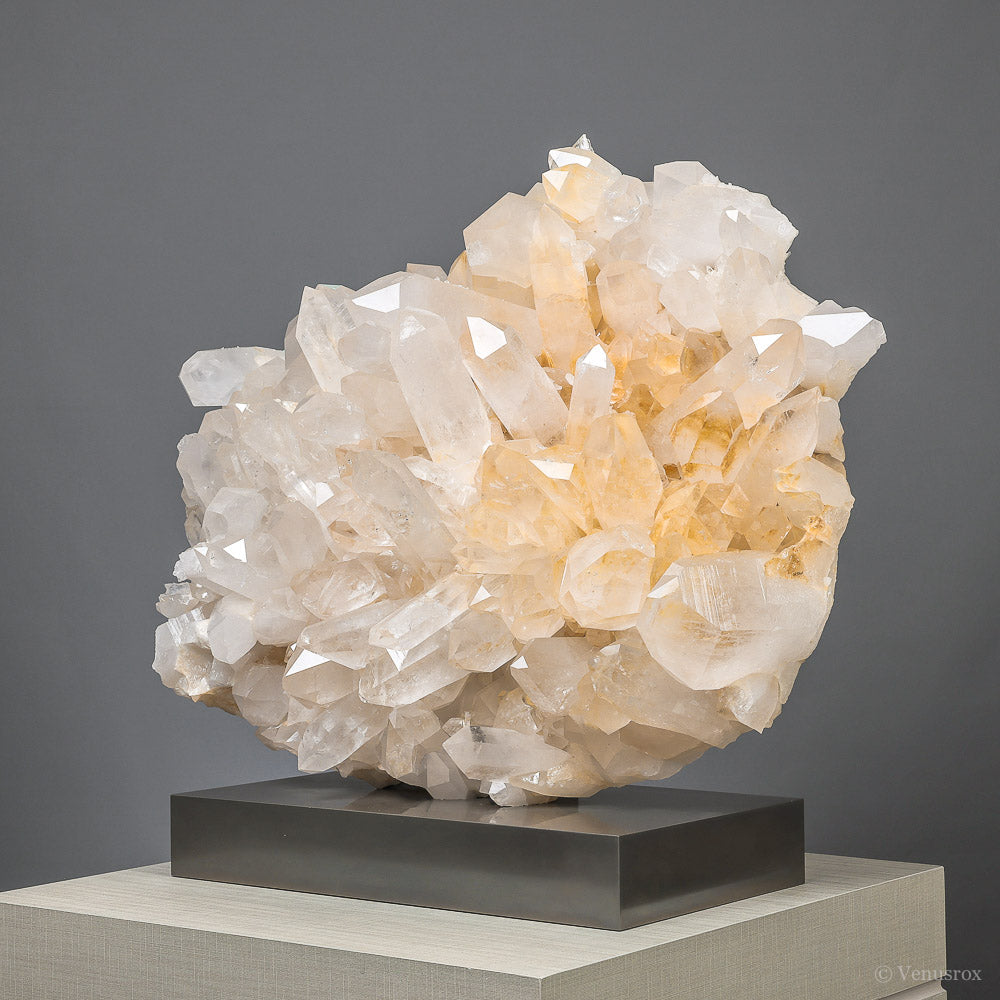 QUARTZ (GOLDEN) NATURAL CLUSTER - NATURAL CRYSTALS