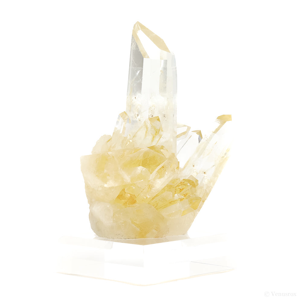 Golden Quartz Natural Cluster | Venusrox