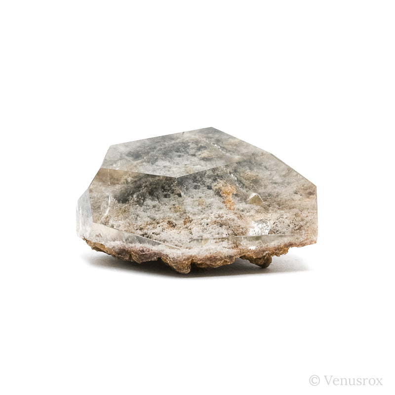 Lodalite/Smoky Quartz Part Polished/Part Natural Crystal from Brazil | Venusrox