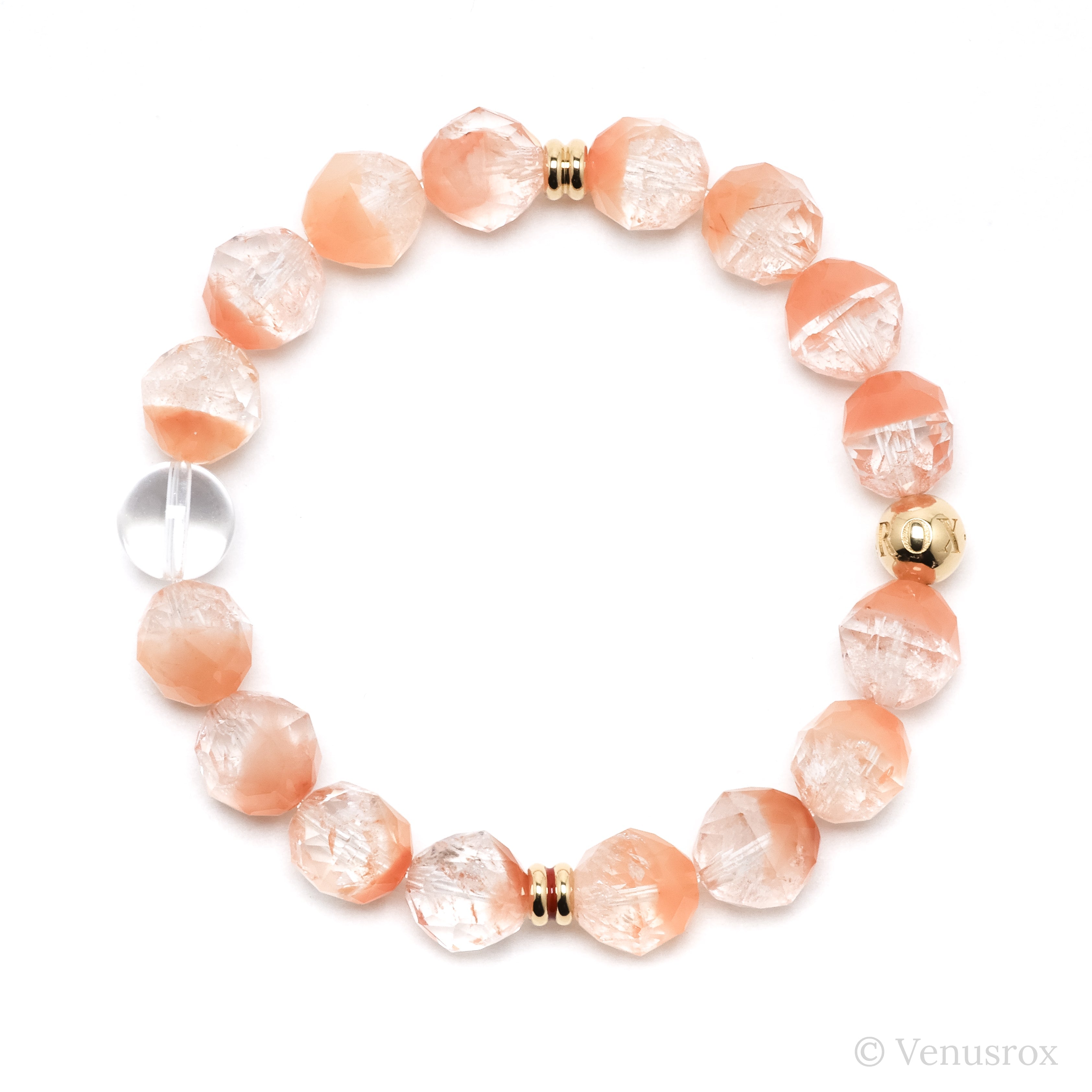 Papaya Quartz Bracelet from Madagascar | Venusrox