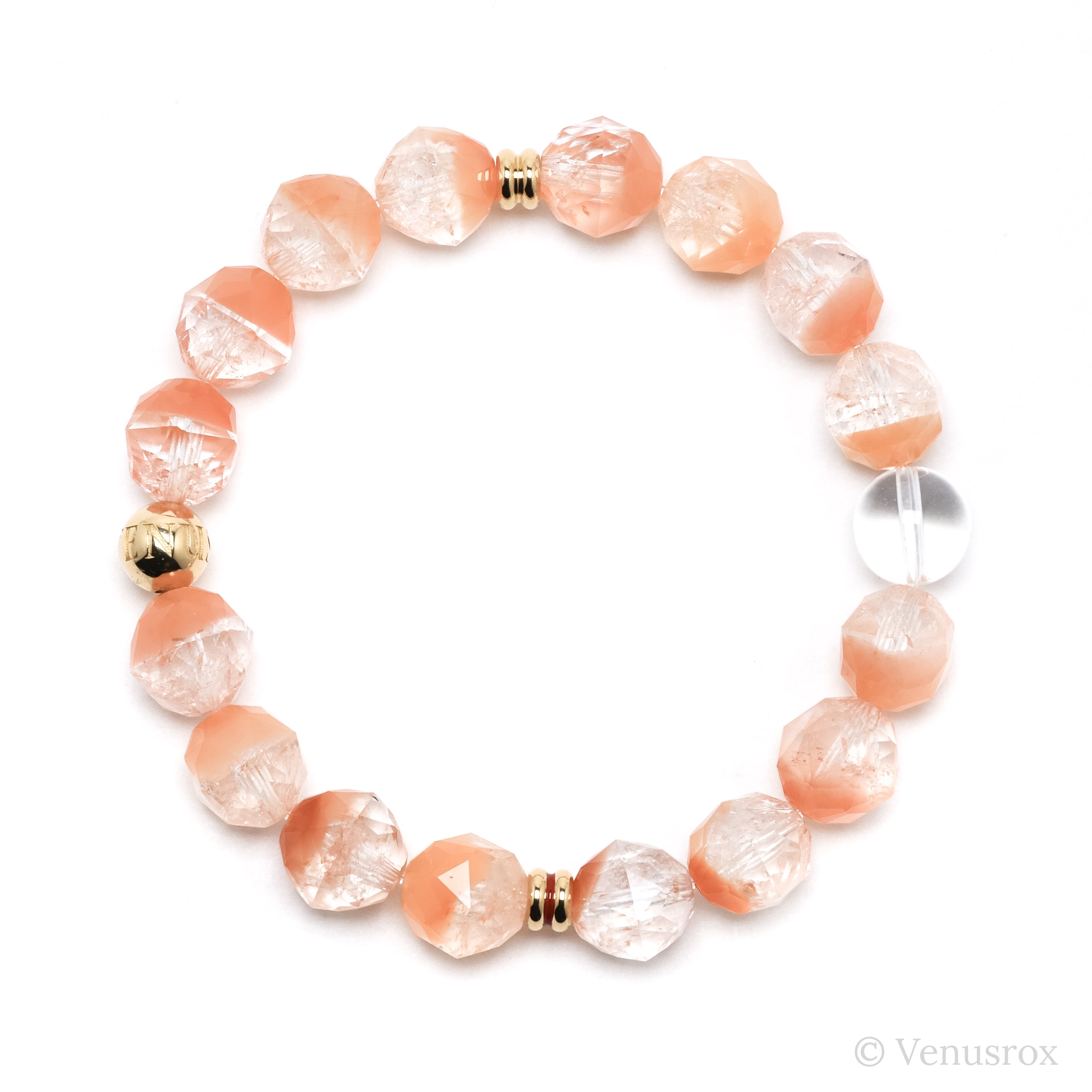 Papaya Quartz Bracelet from Madagascar | Venusrox