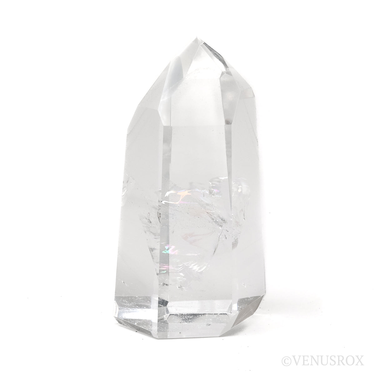 Phantom Quartz Polished Point from Minas Gerais, Brazil | Venusrox