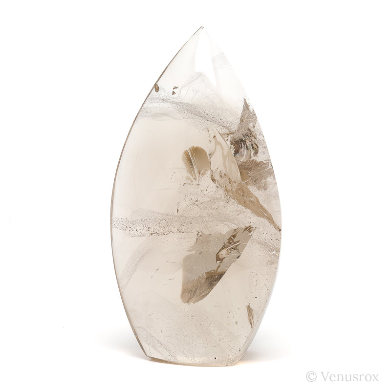Smoky Quartz Polished Flame from Brazil | Venusrox