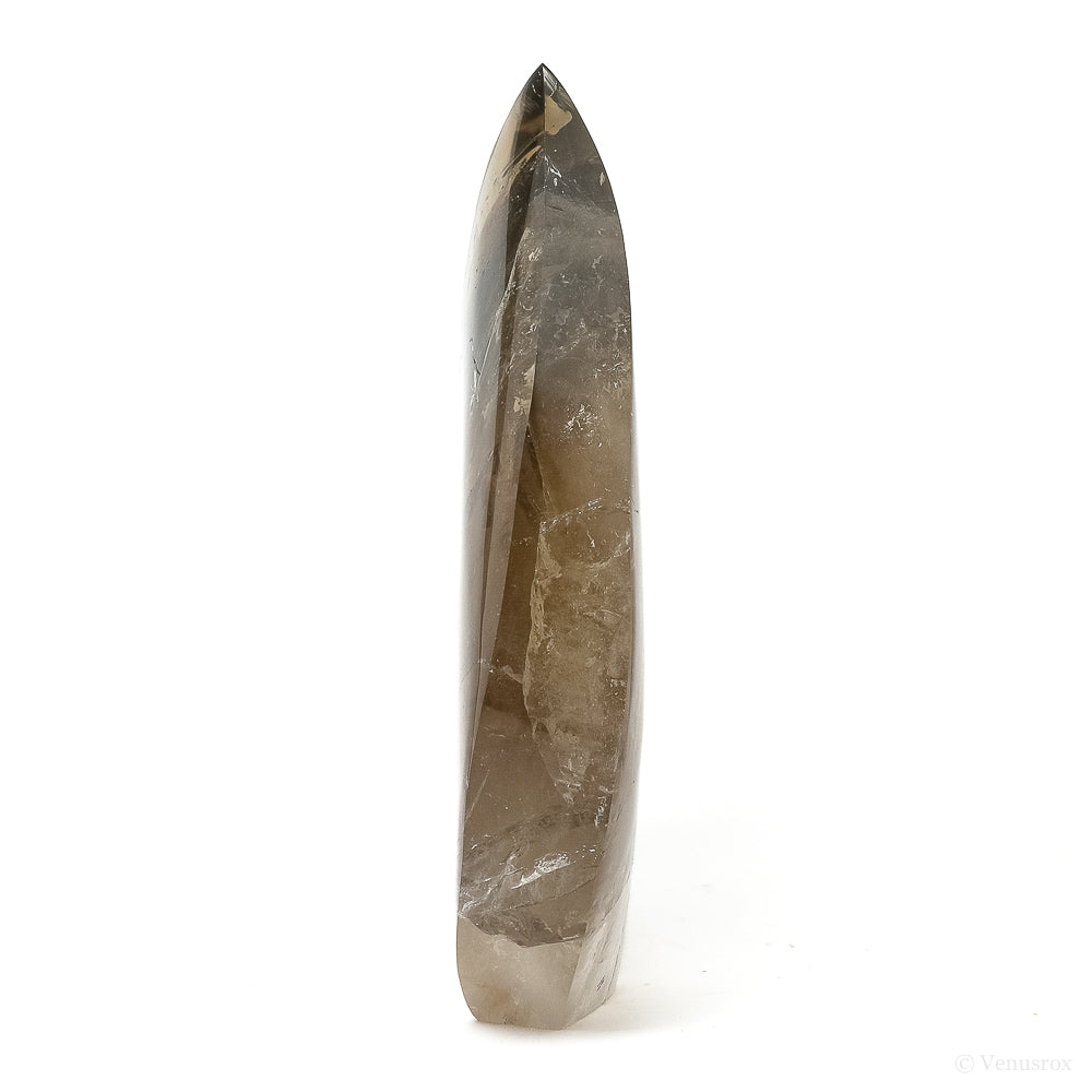 Smoky Phantom Quartz Polished Point from Brazil | Venusrox
