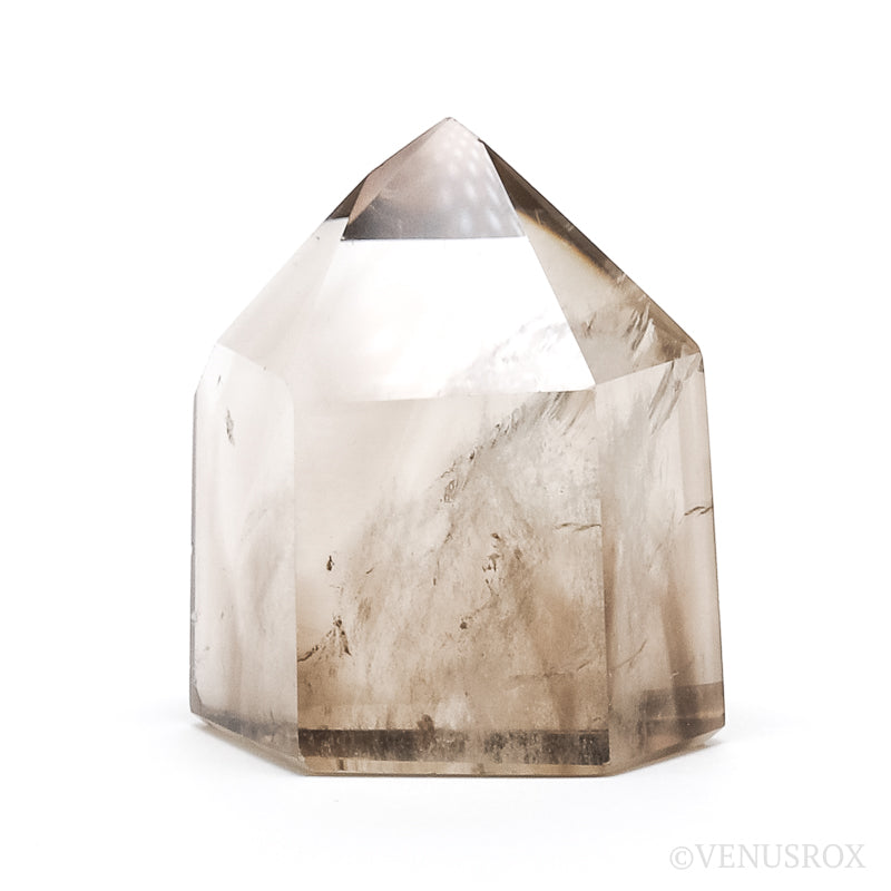 Smoky Phantom Quartz Polished Point from Madagascar | Venusrox