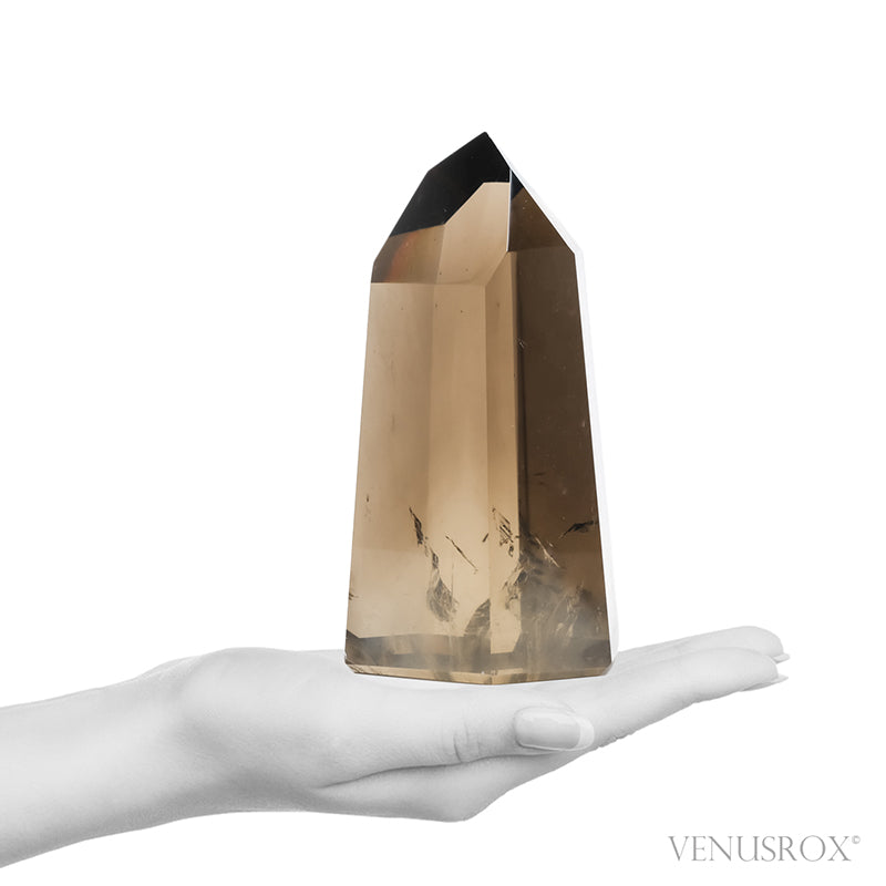 Smoky Quartz Polished Point from Brazil | Venusrox