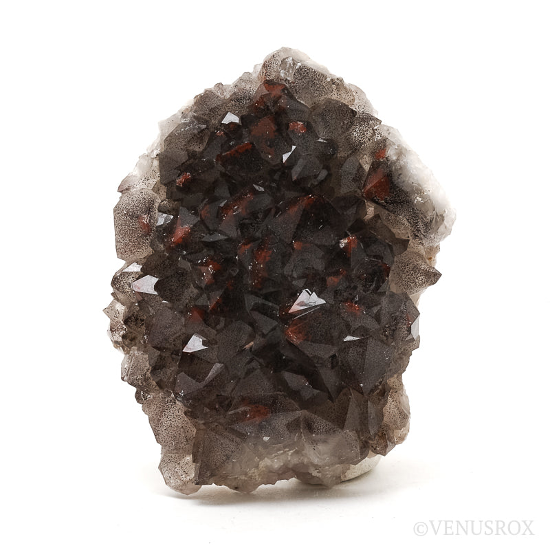 Smoky Quartz with Hematite Natural Cluster from Thunder Bay, Ontario, Canada | Venusrox