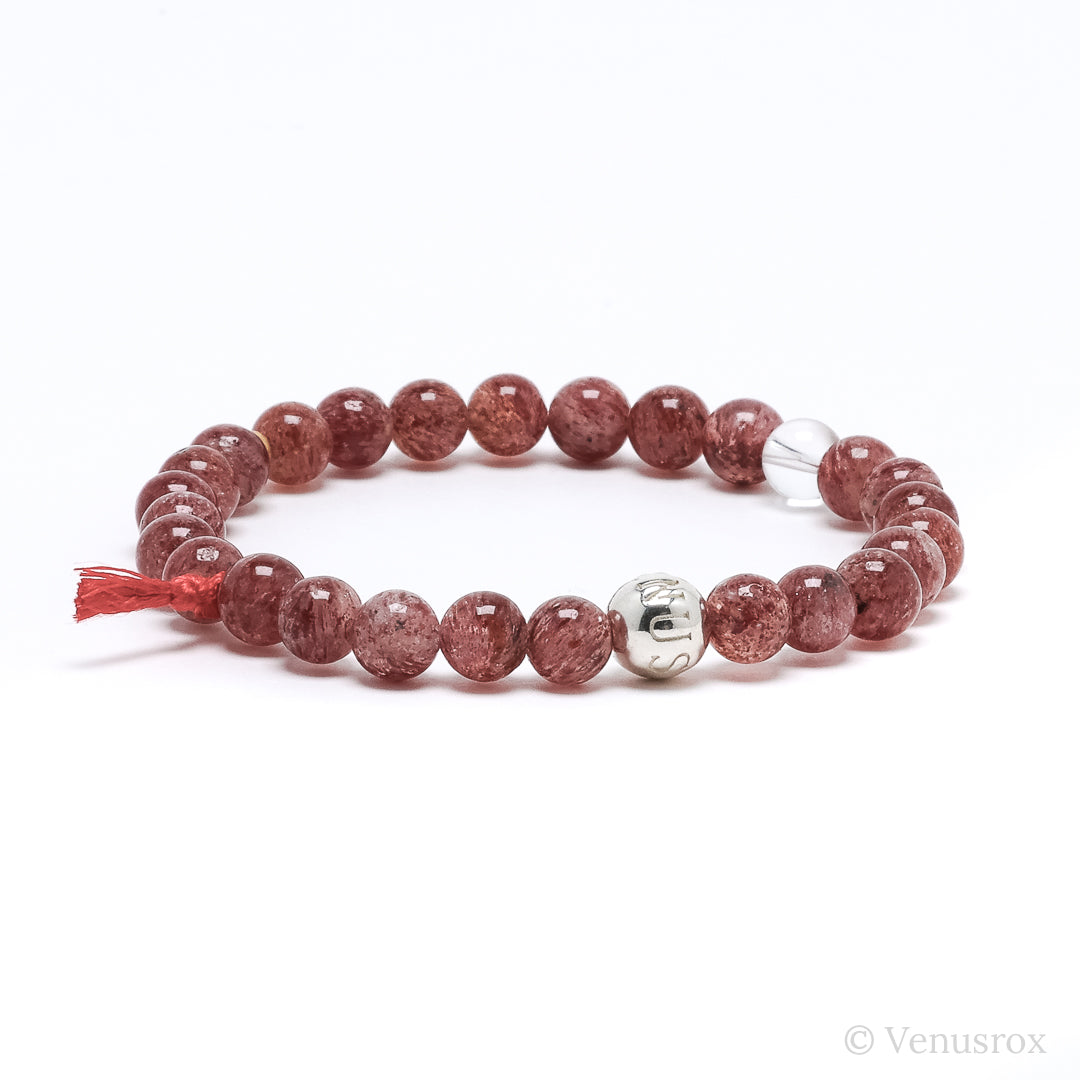 Strawberry Quartz Bracelet from Tanzania | Venusrox