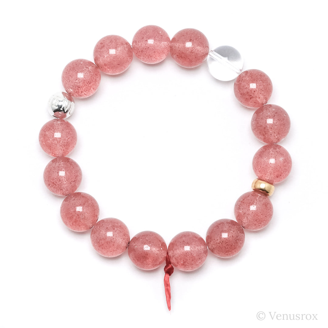 Strawberry Quartz Bracelet from Tanzania | Venusrox