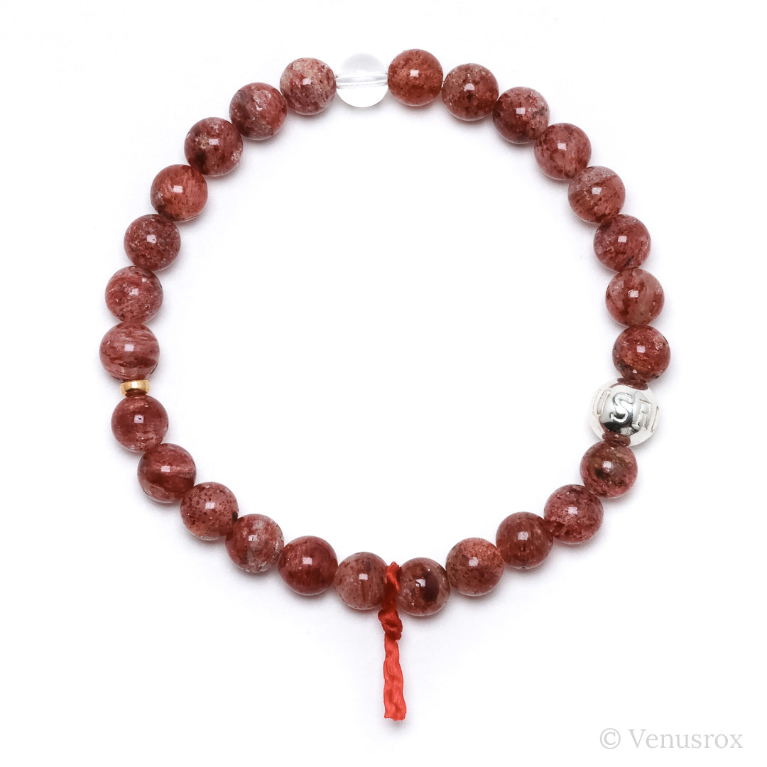 Strawberry Quartz Bracelet from Tanzania | Venusrox