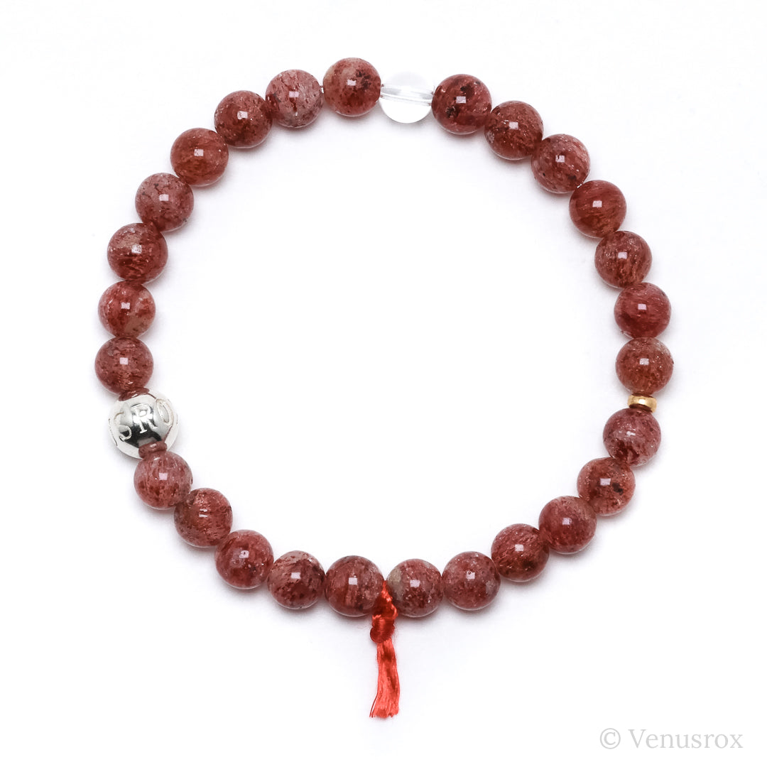 Strawberry Quartz Bracelet from Tanzania | Venusrox