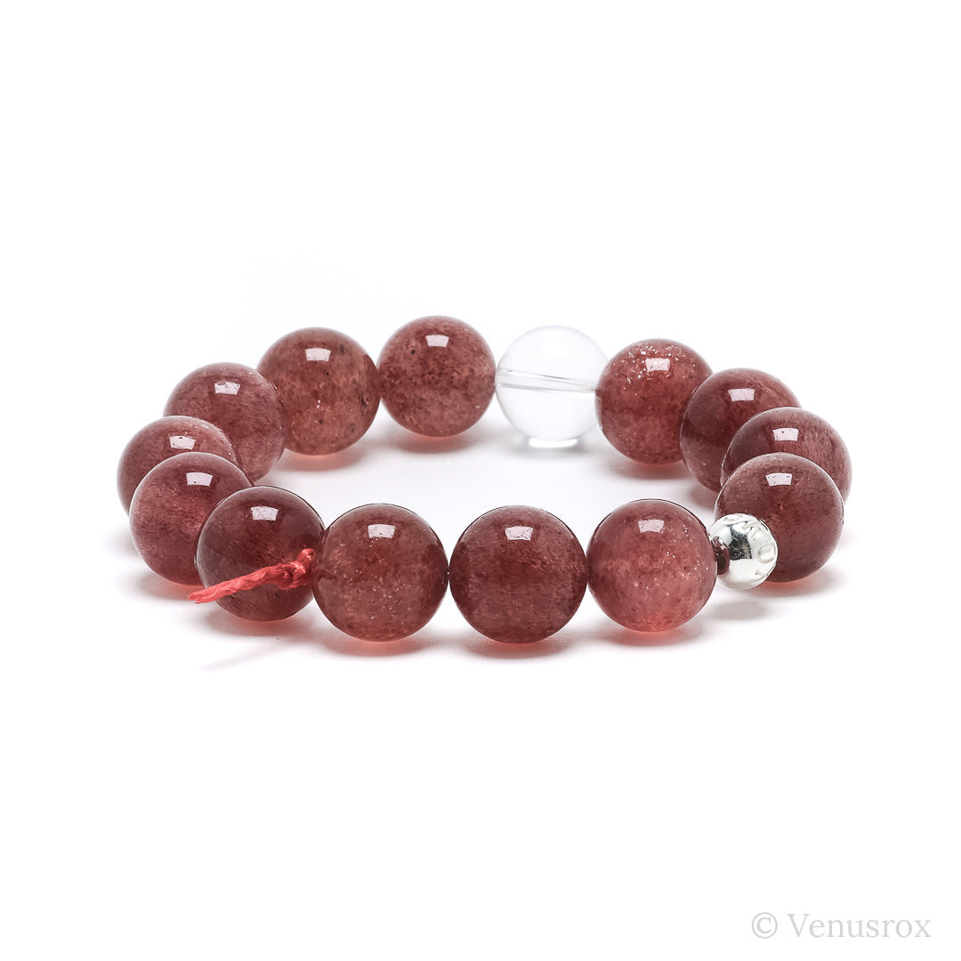 Strawberry Quartz Bracelet from Tanzania | Venusrox