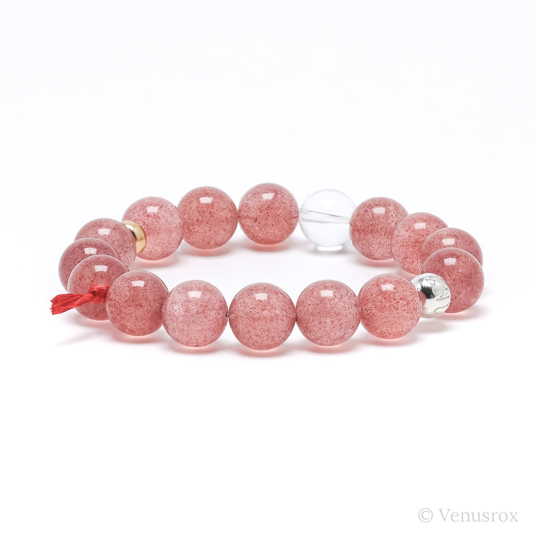 Strawberry Quartz Bracelet from Tanzania | Venusrox