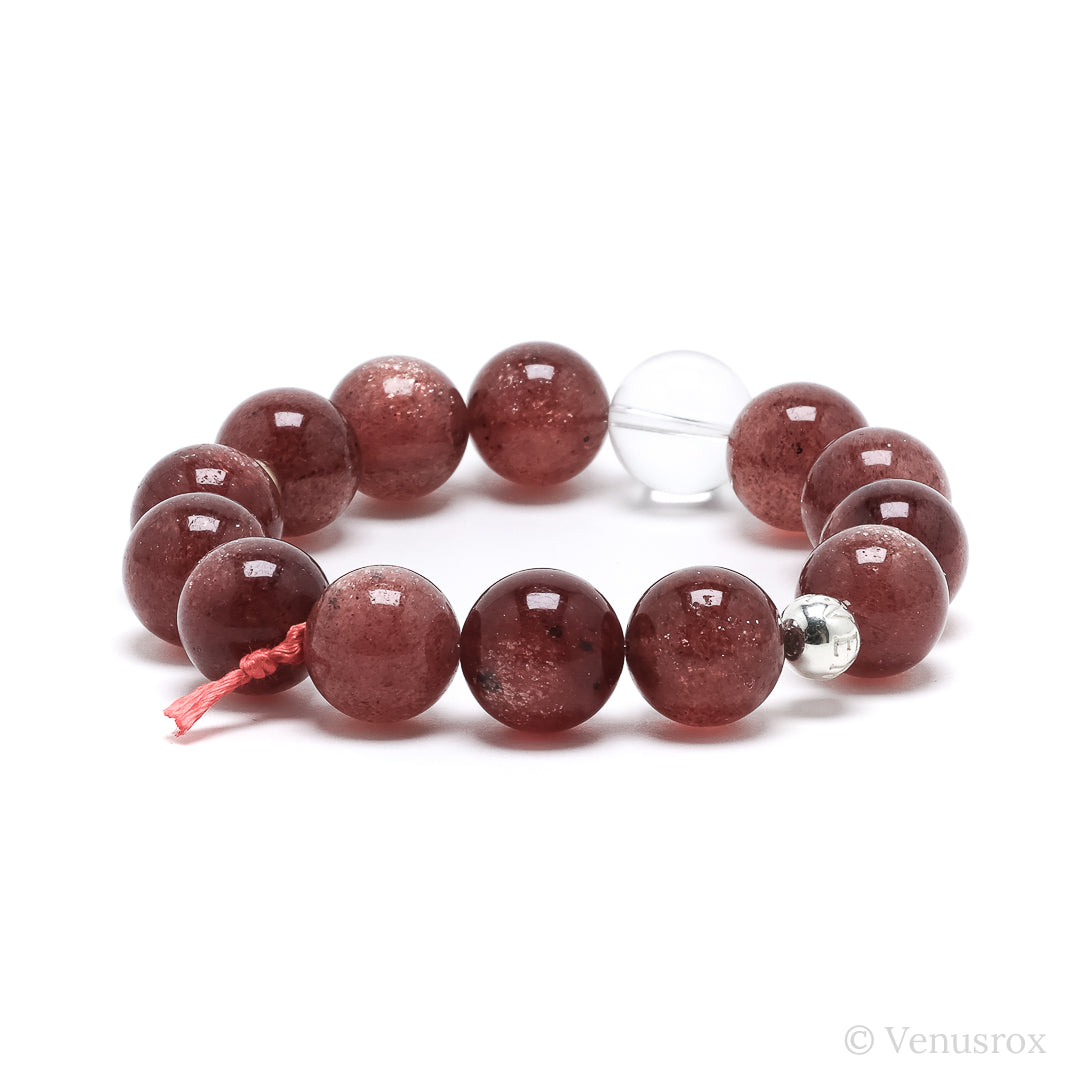 Strawberry Quartz Bracelet from Tanzania | Venusrox