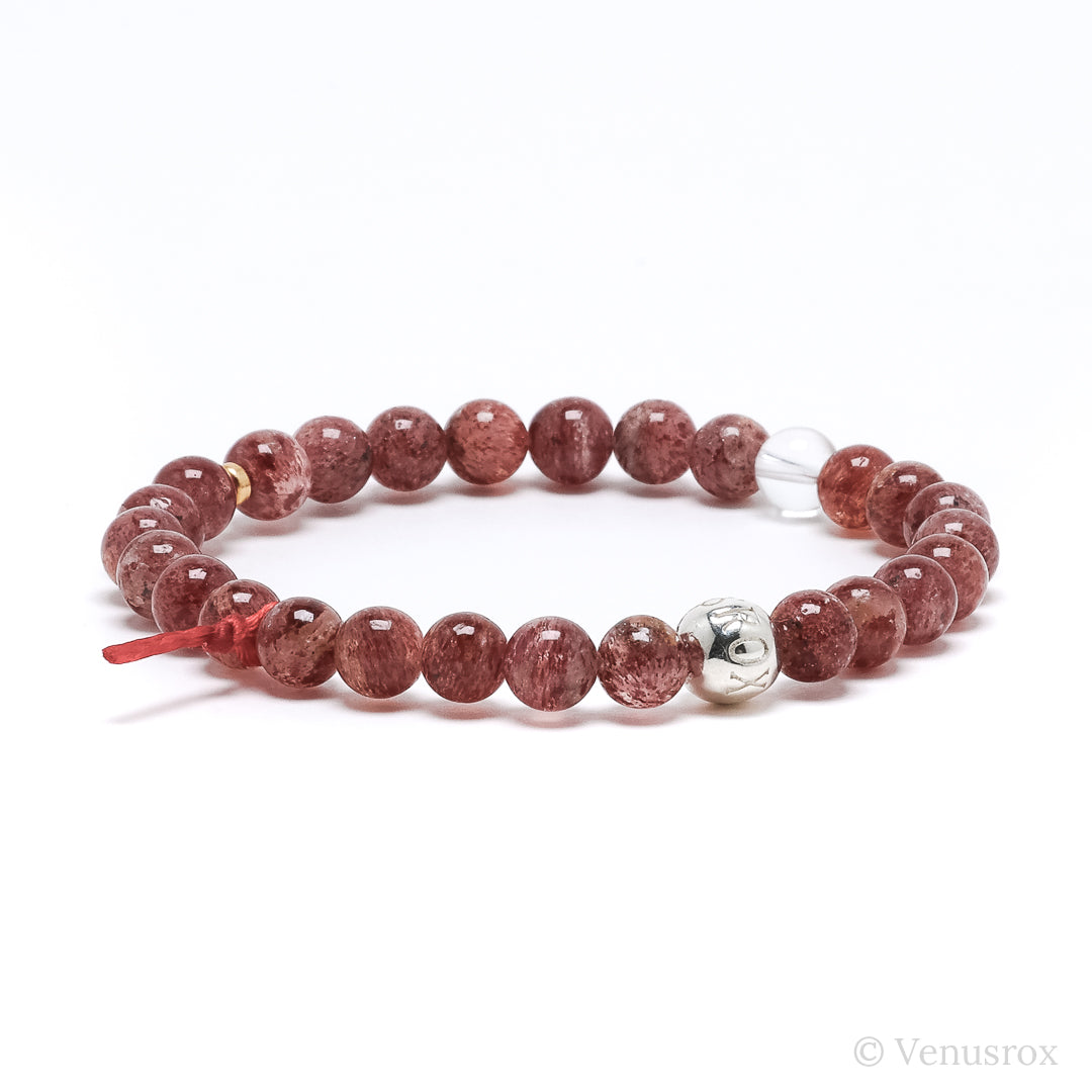 Strawberry Quartz Bracelet from Tanzania | Venusrox