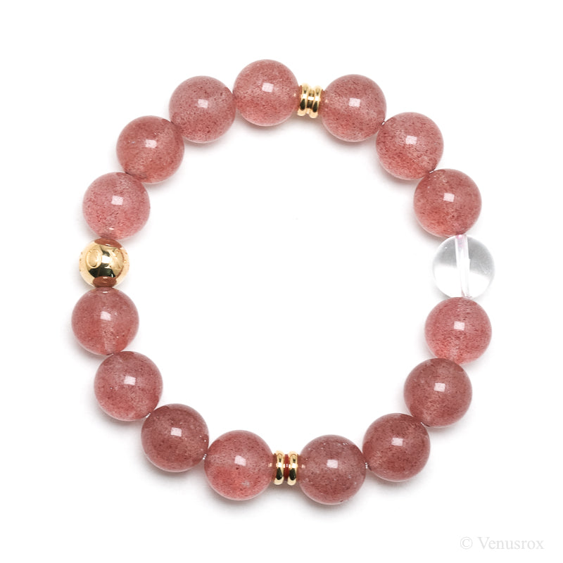 Strawberry Quartz Bracelet from Tanzania | Venusrox