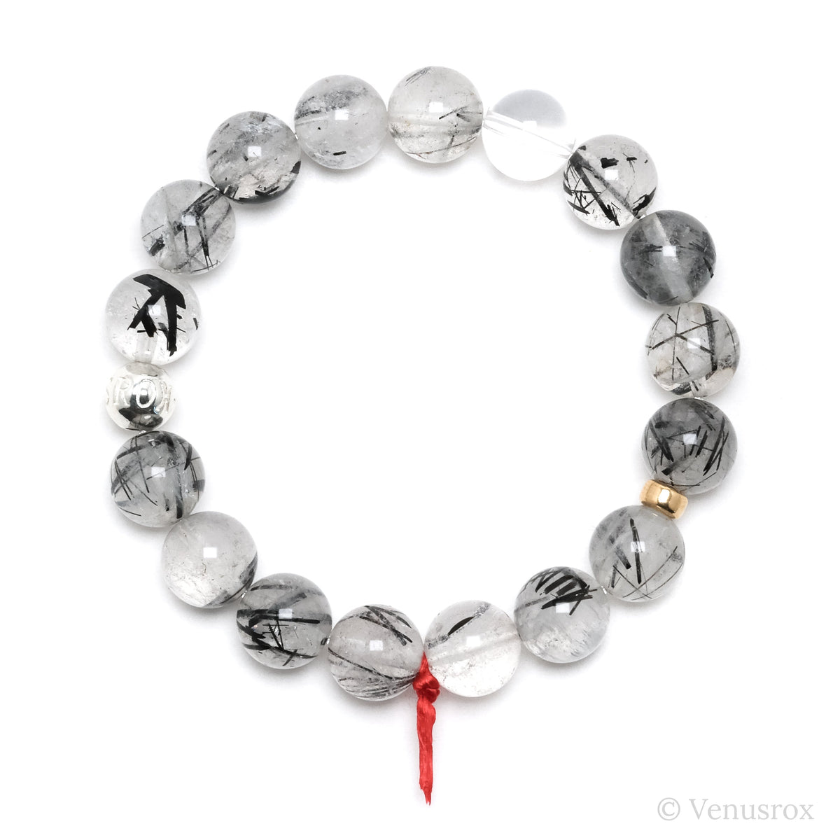 Tourmalinated Quartz Bracelet from Brazil | Venusrox