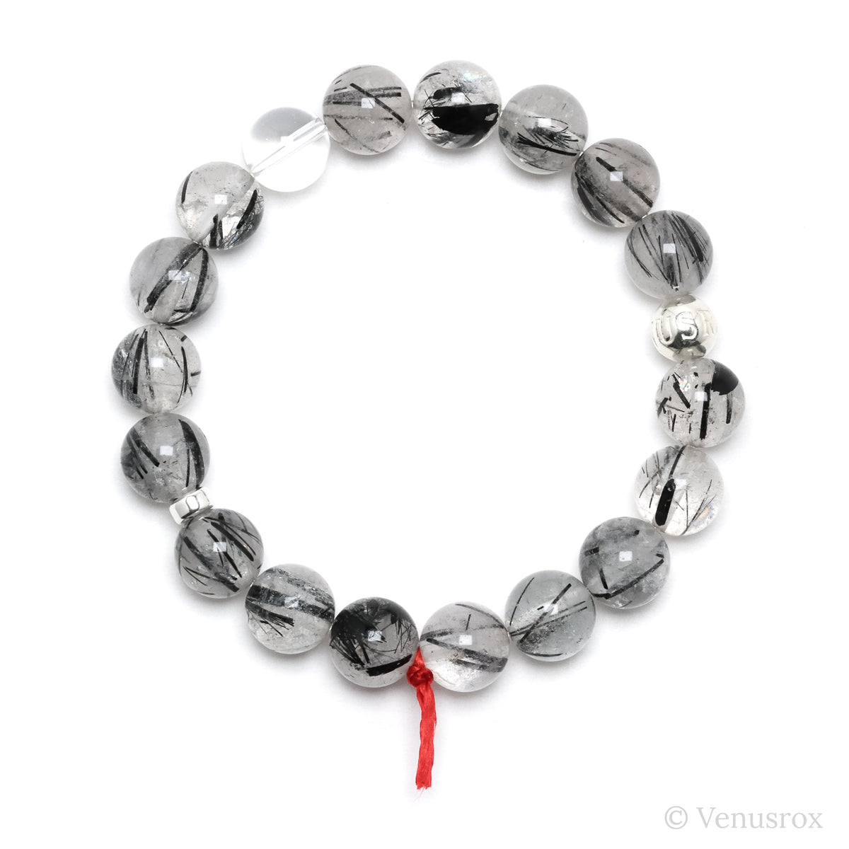 Tourmalinated Quartz Bracelet from Brazil | Venusrox