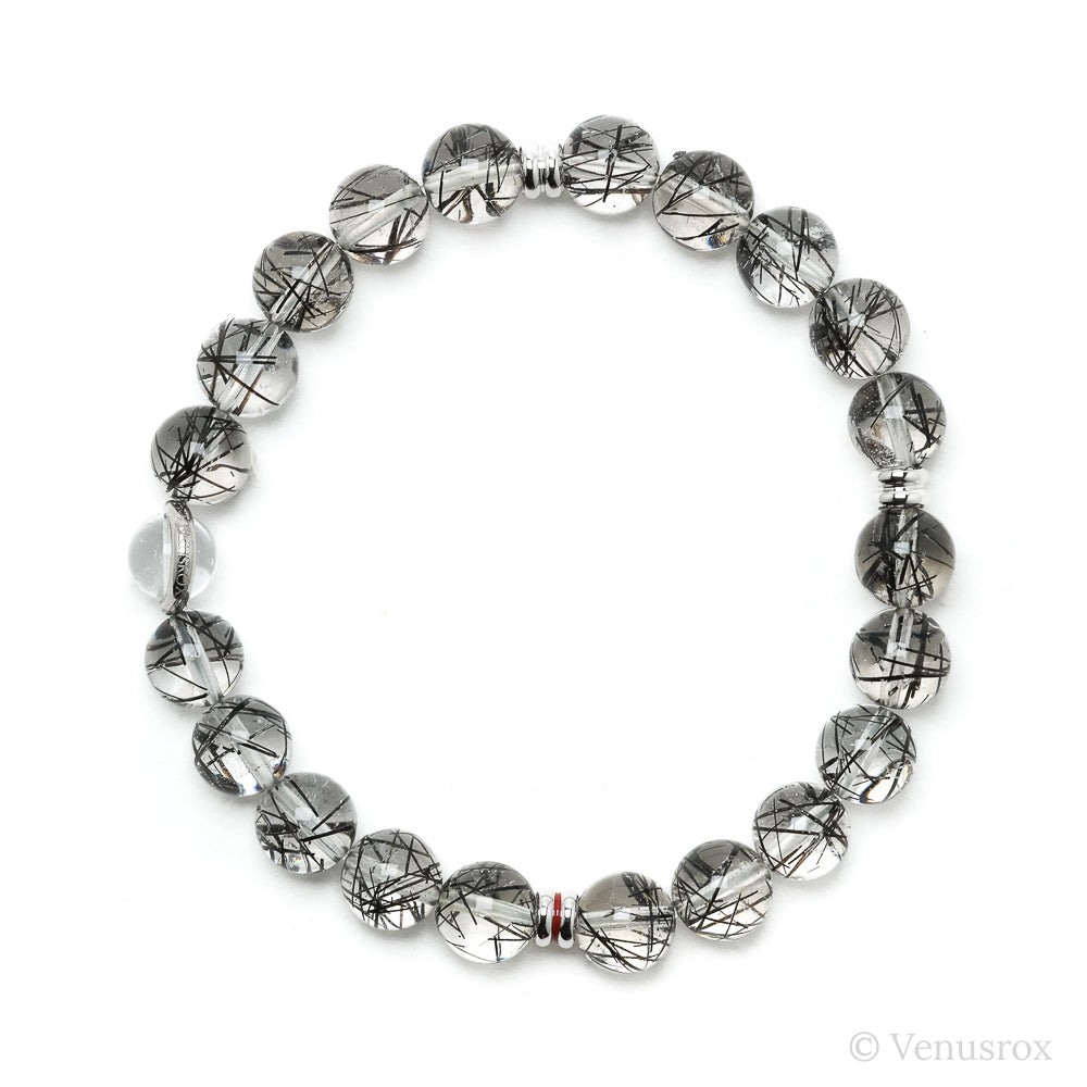 Tourmalinated Quartz Bracelet from Brazil | Venusrox