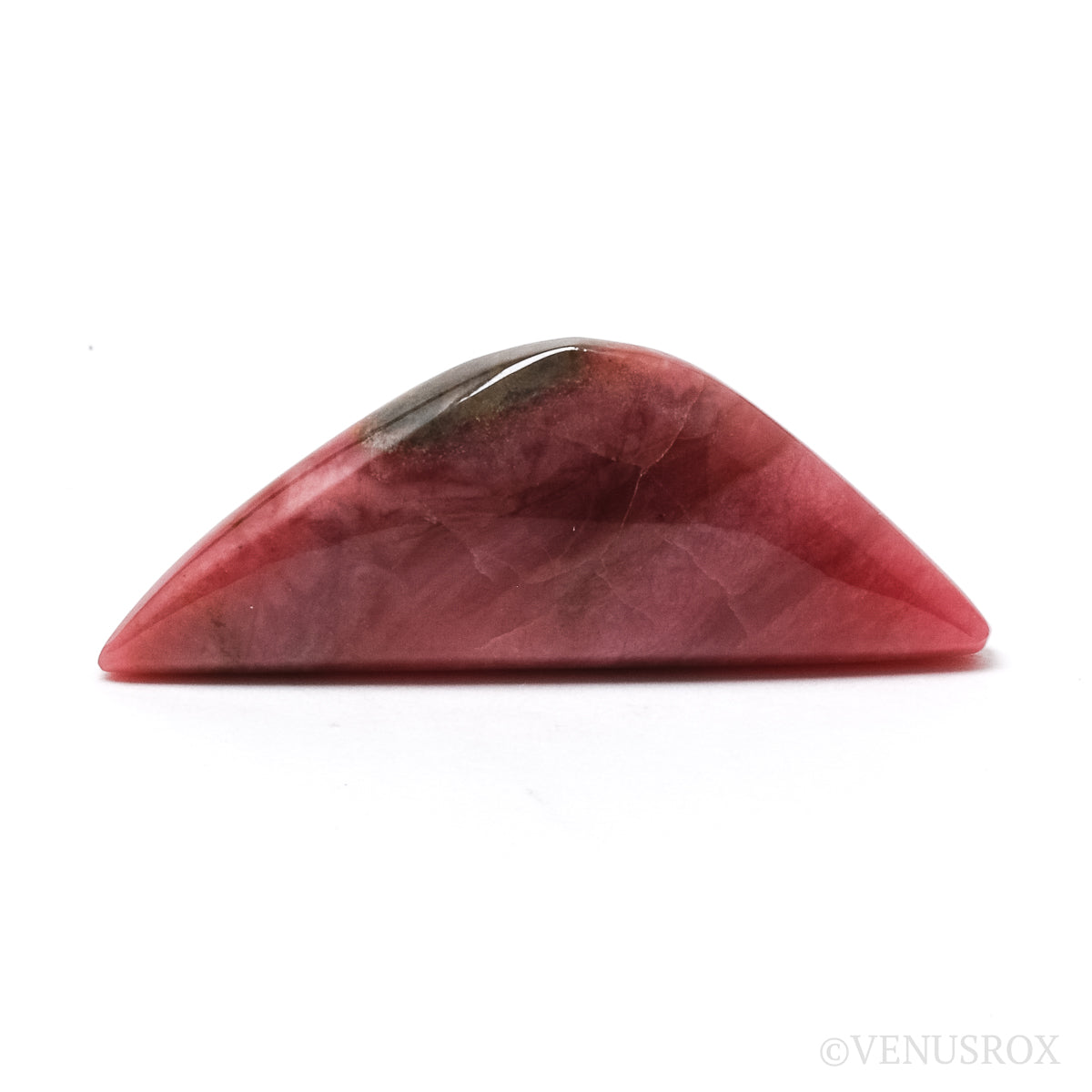 Rhodonite Polished Crystal from Kurganovskoe Deposit, Kurganovo, Yekaterinburg, Sverdlovsk Oblast, Russia | Venusrox
