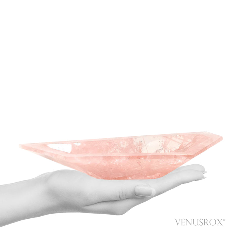 Rose Quartz Polished Bowl from Brazil | Venusrox