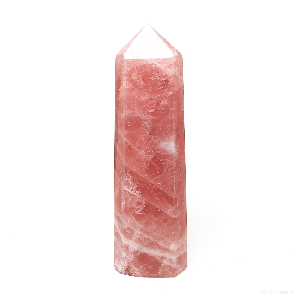 Rose Quartz Polished Point from Brazil | Venusrox