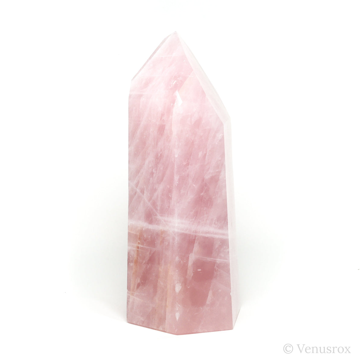Rose Quartz Polished Point from Brazil | Venusrox