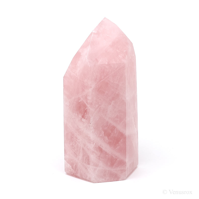 Rose Quartz Polished Point from Brazil | Venusrox
