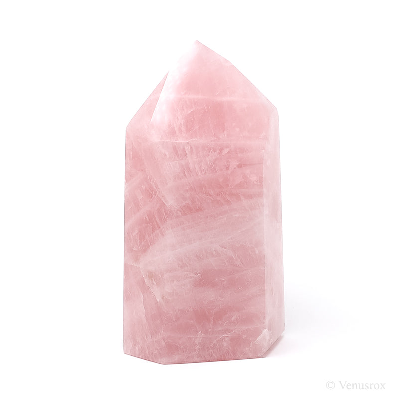 Rose Quartz Polished Point from Brazil | Venusrox