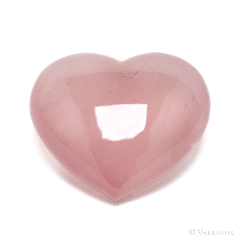 Star Rose Quartz Polished Heart from Madagascar | Venusrox