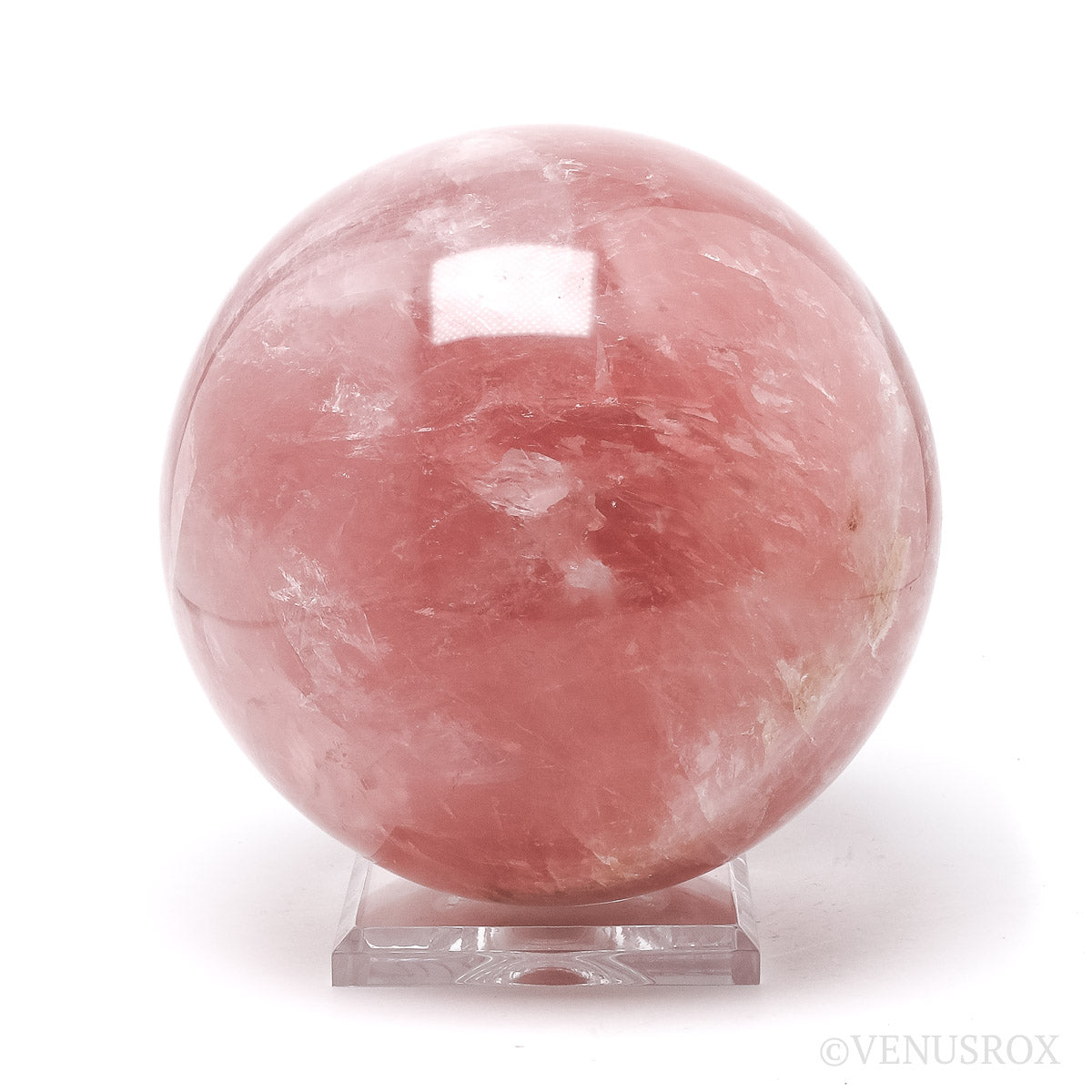 Star Rose Quartz Polished Sphere from Brazil | Venusrox