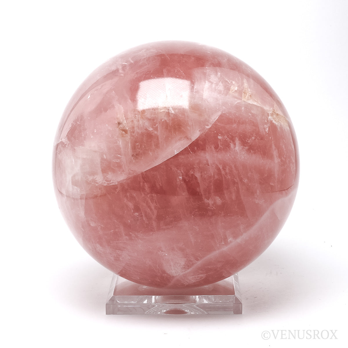 Star Rose Quartz Polished Sphere from Brazil | Venusrox