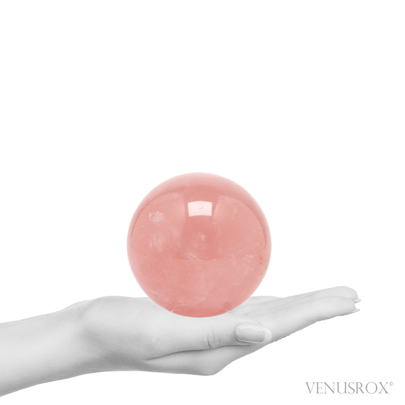ROSE QUARTZ (STAR) SPHERE - SPHERES