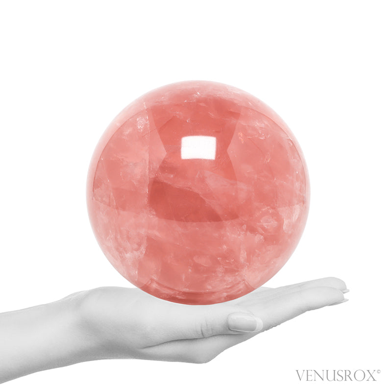 Star Rose Quartz Polished Sphere from Brazil | Venusrox