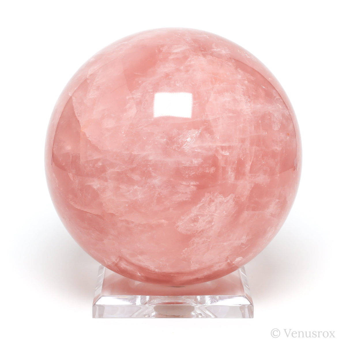 Star Rose Quartz Polished Sphere from Brazil | Venusrox