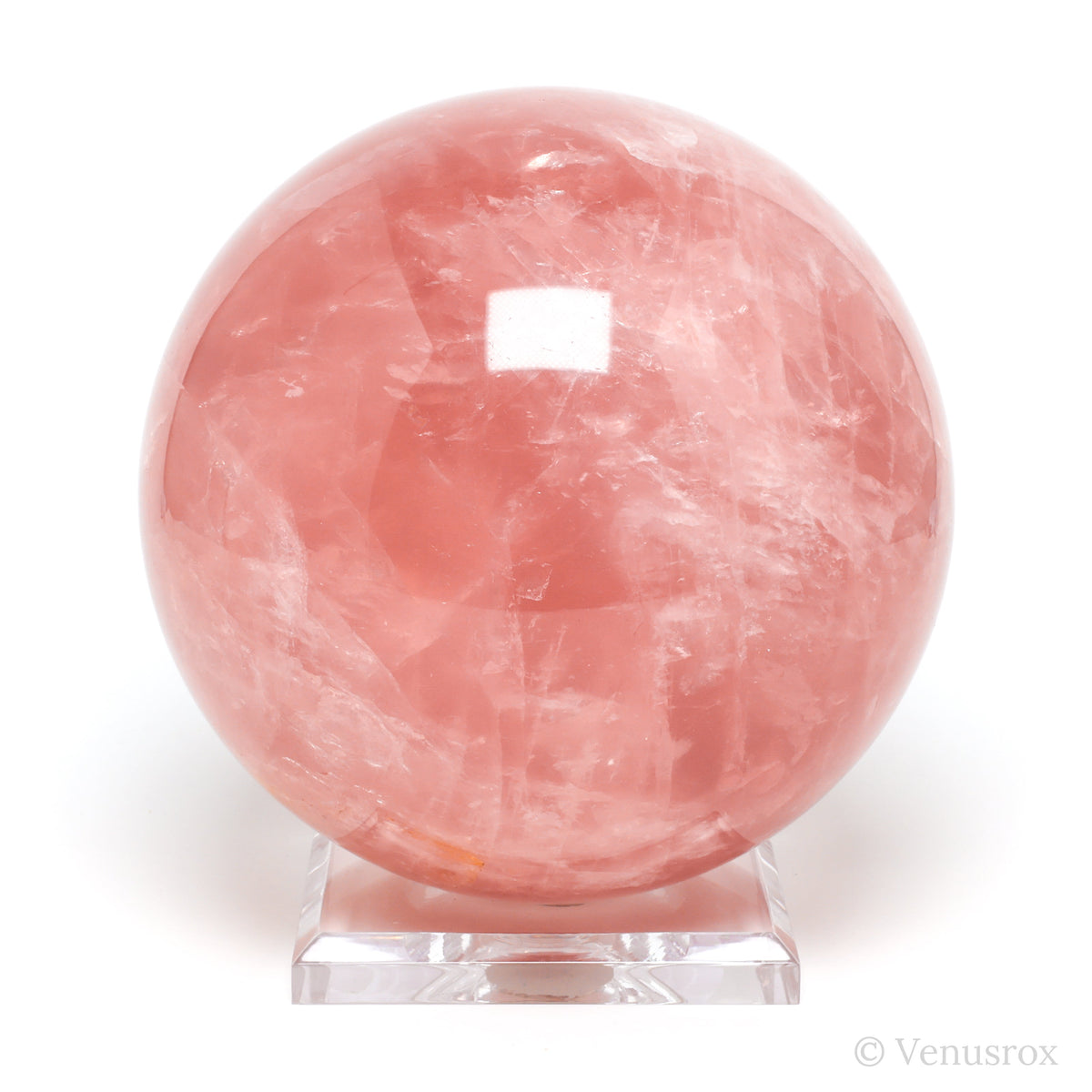 Star Rose Quartz Polished Sphere from Brazil | Venusrox