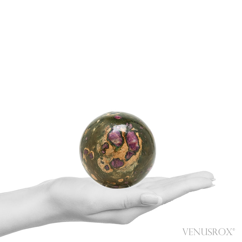 Ruby in Fuchsite Polished Sphere from India | Venusrox