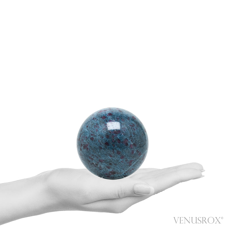 Ruby in Kyanite Polished Sphere from India | Venusrox