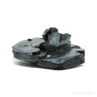 Golden Rutile on Hematite Natural Specimen from Novo Horizonte, Bahia, Brazil | Venusrox