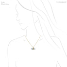 Blue Sapphire Pendant wrapped in 18Kt Gold from Sri Lanka | Venusrox