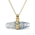 Blue Sapphire Pendant wrapped in 18Kt Gold from Sri Lanka | Venusrox