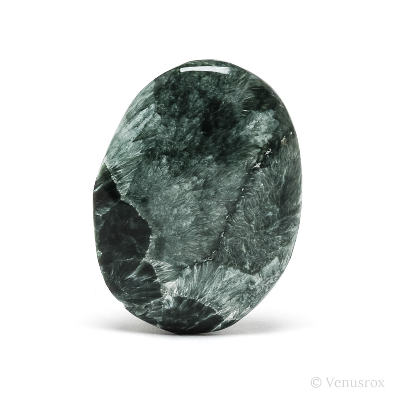 Seraphinite Polished Crystal from the Korshunovskoye Iron Scary Deposit, Irkutskaya Oblast, Siberia, Russia | Venusrox