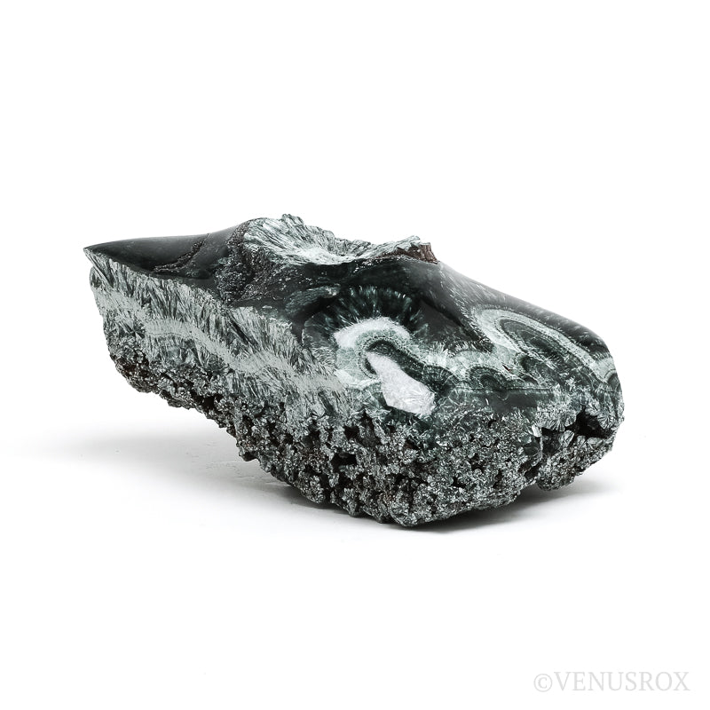 Seraphinite Polished/Natural Crystal from Korshunovskoye Iron Scary Deposit, Irkutskaya Oblast, Siberia, Russia | Venusrox