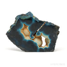 Shattuckite with Cuprite Part Polished/Part Natural Slice from Namibia | Venusrox